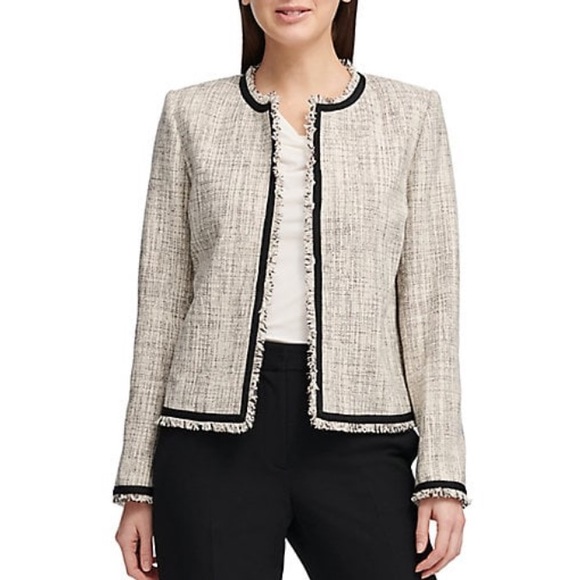 donna karan tweed jacket